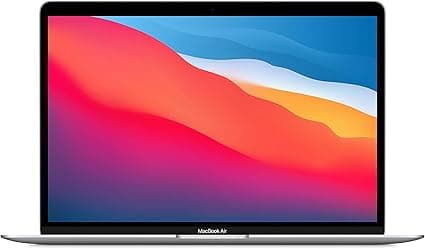 2020 Apple MacBook Air Laptop: Apple M1 Chip, 13″ Retina Display, 8GB RAM, 256GB SSD Storage, Backlit Keyboard, FaceTime HD Camera, Touch ID. Works with iPhone/iPad; Silver